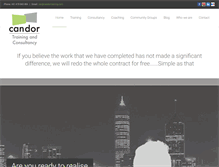 Tablet Screenshot of candortraining.com